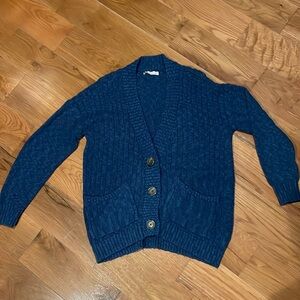 Juniors Navy Cardigan SO medium
